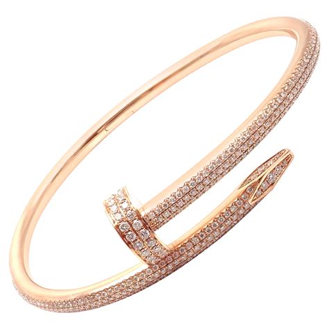 replica cartier nail bangle|cartier justin clou bangle.